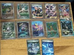 Pokemon Full Art & IR Lot (Meowth, Nidoking, Wooper, Trainers) - Image 1