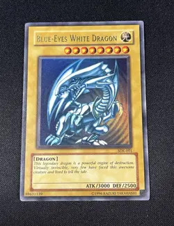 Blue-Eyes White Dragon SDK-001 Starter Deck Kaiba Unlimited Print Yugioh - Image 1