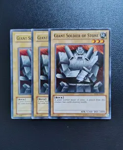 Yu-Gi-Oh - Giant Soldier Of Stone 3X - Full Playset - Image 1