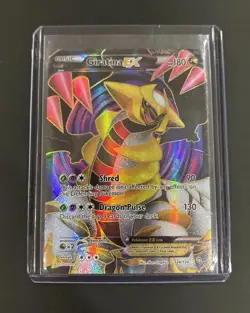 Giratina EX 124/124 Dragons Exalted 2012 Full Art Holo Rare Pokemon Card TCG - Image 1