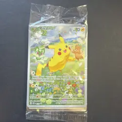Pikachu 088 Sv: Scarlet & Violet Promo Cards Holo Full Sealed Pack (4 Cards) - Image 1
