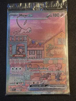 Mew EX Scarlet & Violet Promo Card Near Mint NM Condition Sealed - Image 1