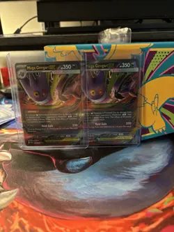 Mega Gengar EX Pokemon TCG 2 Card Bundle Holo English Standard - Image 1