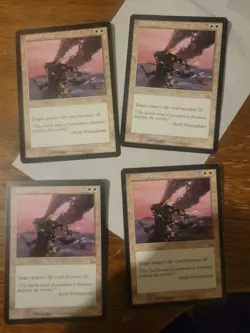 4x Blessed Wind Prophecy Rare MTG Magic The Gathering Card Vintage Playset White - Image 1