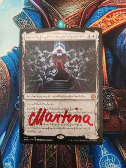 MTG Elesh Norn, Mother Of Machines (Phyrexian Script) - Signed By Artist, MP - Image 1