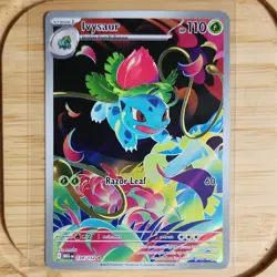 Ivysaur Full Art Holo Pokemon Card NM/Mint - Image 1