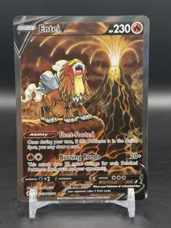 Entei V Crown Zenith Galarian Gallery Holo Ultra Rare Pokemon TCG GG36/GG70 NM - Image 1