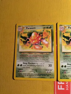 3x Parasect 35/64 Uncommon Neo Revelation Pokemon Card Mp - Image 2