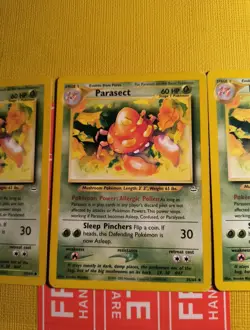 3x Parasect 35/64 Uncommon Neo Revelation Pokemon Card Mp - Image 3