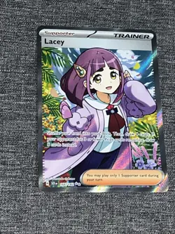 Lacey 166/142 Stellar Crown NM Full Art Pokemon Card - Image 1