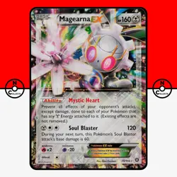 Pokemon Magearna EX 75/114 Ultra Rare Steam Siege #6 LP-NM - Image 1