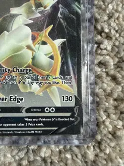 Arceus V 122/172 Sword & Shield Ultra Rare Full Art Holo Pokemon TCG (Metal) - Image 3
