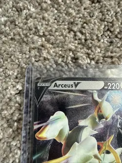 Arceus V 122/172 Sword & Shield Ultra Rare Full Art Holo Pokemon TCG (Metal) - Image 5