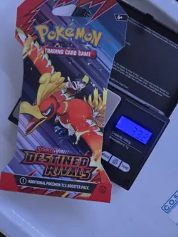 Very Heavy! Pokemon Destined Rivals 33.2gs! Sleeved Booster Pack - Image 1