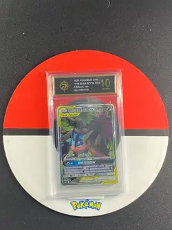 Pokemon Chinese Sun&Moon CSM2cC-162 SR Greninja & Zoroark-GX Grade10 - Image 1