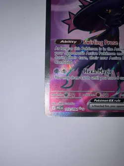 Pokemon TCG Mismagius EX 112/094 Phantasmal Flames Full Art Holo - Image 4