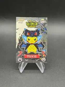 Pokemon Poncho Pikachu Charizard Holo Collectoons Halloween Card 124 Peru US - Image 1