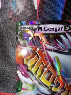 Pokemon TCG M Gengar EX Black Star Promos XY166 Shiny Holo Card - Image 3