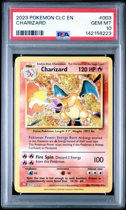 2023 Pokemon CLC-Trading Card Game Classic Charizard #003 PSA 10 - Image 1
