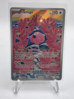 Pokemon Flamigo 227/193 Illustration Rare Paldea Evolved Holo NM - Image 1