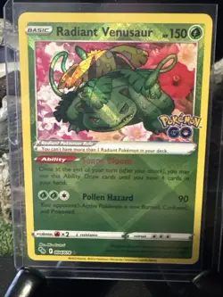 Radiant Venusaur 004/078 Pokemon GO Holo - Image 1