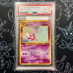 PSA 10 - Pokemon Neo 2 Espeon HOLO Japanese - Image 1