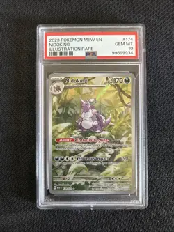 Pokemon 151 ENGLISH - NIDOKING - ILLUSTRATION RARE - 174/165 - PSA 10 - Image 1