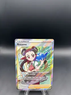 Pokemon Roxanne Trainer Full Art Ultra Rare Astral Radiance 188/189 Holo - NM - Image 2