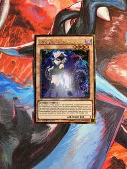 Yugioh! Isolde, Belle of the Underworld PGL2-EN010 Gold Secret Rare 1st LP - Image 1