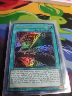 Yugioh Dark World Accession SR13-EN042 Ultra Rare 1st Edition - Image 1