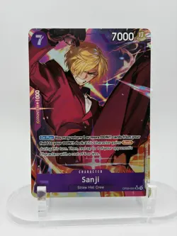One Piece Sanji OP09-065 SR Alt Art - Emperors in the New World NM ENGLISH - Image 1