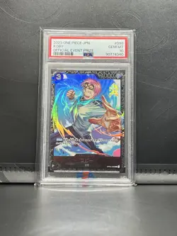 One Piece Japanese Flagship Offical Event Prize Koby OP02-098 PSA 10 - Image 1