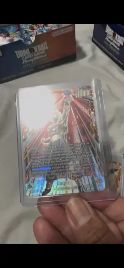 Dragon Ball Super Card Game Gogeta FB09/122SCR+ Alt Art Super Rare Fusion World - Image 2