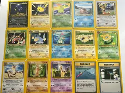 Pokemon Neo Genesis 15 Card Bundle🎁 + Open Cut Top Neo Genesis Pack - Image 1