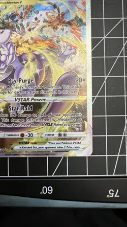 Mewtwo VSTAR - GG44/GG70 - Pokemon Crown Zenith Galarian Gallery Ultra Card NM - Image 3