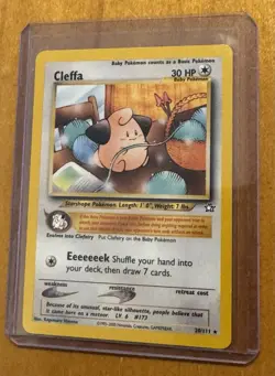 Cleffa - 20/111 - Pokemon Neo Genesis Unlimited Rare Card WOTC NM - Image 1
