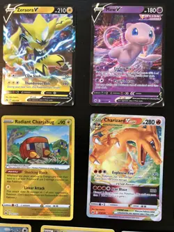 Pokemon TCG Crown Zenith Galarian Gallery Illustration Full Art 10 Card Lot - Image 2