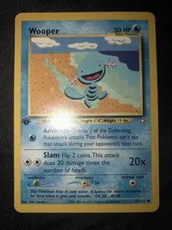 Wooper 🥇 1ST EDITION Pokemon Card Neo Genesis 82/111 NM - Image 2