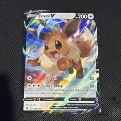 EEVEE V 108/159 CROWN ZENITH POKEMON CARD TCG - Image 1