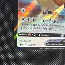 EEVEE V 108/159 CROWN ZENITH POKEMON CARD TCG - Image 4