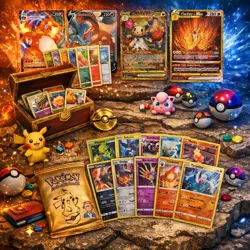 Gold Pokemon Booster Pack (Guaranteed Foil Card) - Image 1
