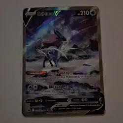 Suicune V GG38/GG70 Crown Zenith Ultra Rare Holo 210 HP Blizzard Rondo Card - Image 1