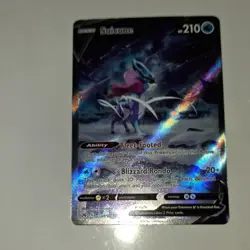 Suicune V GG38/GG70 Crown Zenith Ultra Rare Holo 210 HP Blizzard Rondo Card - Image 2
