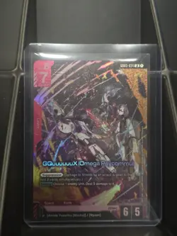 Gundam Card Game - GQuuuuuux (Omega Psycommu) GD03-034 LR English Holofoil - Image 1