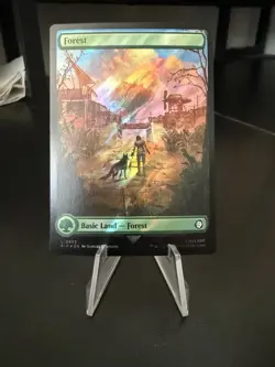 Forest Basic Land Full Art Surge Foil #853 | PIP Fallout | MTG - Image 1
