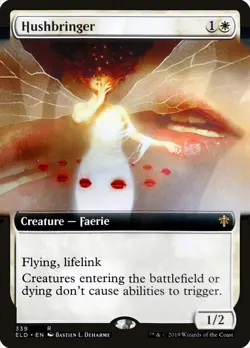 Hushbringer (Extended Art) x1 (NM) - Throne of Eldraine - Magic the Gathering - Image 1