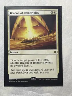 MTG Beacon of Immortality Magic The Gathering Explorers of Ixalan x3 available - Image 1