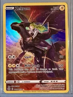 Zekrom TG05/TG30 Brilliant Stars Trainer Gallery NM Ultra Rare Pokemon Card - Image 2