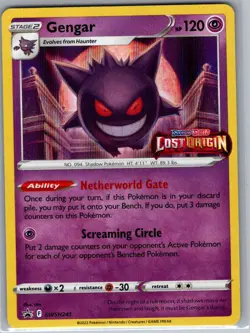 Gengar - (Prerelease) SWSH241 SWSH: Sword & Shield Promo - Pokemon Card - NM - Image 1