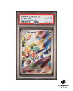 PSA 10 GEM MT Bulbasaur Illustration Rare 143/142 Pokemon Stellar Crown - Image 1
